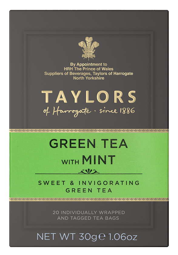 TAYLORS ΠΡΑΣΙΝΟ ΤΣΑΙ ΜΕ ΜΕΝΤΑ | TAYLORS GREEN TEA WITH MINT (20φ) 30g